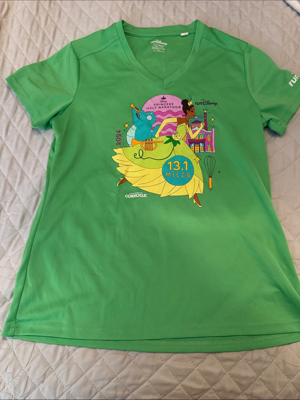 Disney 2024 Princess Half Race 13.1 Shirt RunDisney Logo Performance Tee